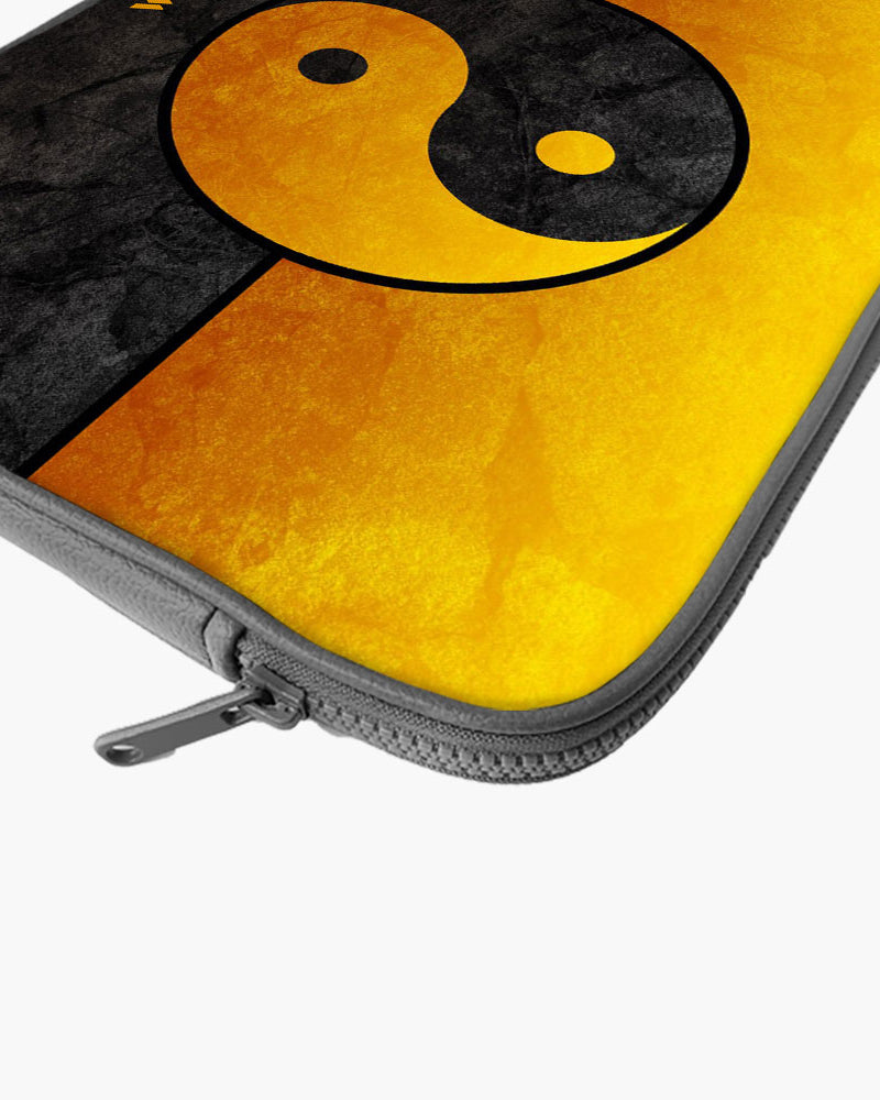 Yin-Yang in Gold MacBook / Laptop-Sleeve Mobile Case by CoverMeUp - Style 79
