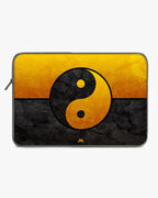 Yin-Yang in Gold MacBook / Laptop-Sleeve Mobile Case by CoverMeUp - Style 82