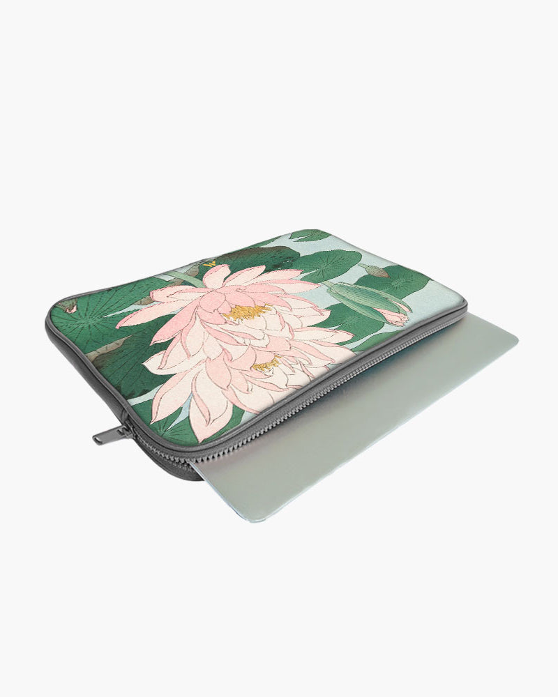 Water Lily [Ohara Koson] MacBook / Laptop-Sleeve Mobile Case by CoverMeUp - Style 44