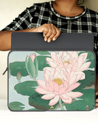 Water Lily [Ohara Koson] MacBook / Laptop-Sleeve Mobile Case by CoverMeUp - Style 46