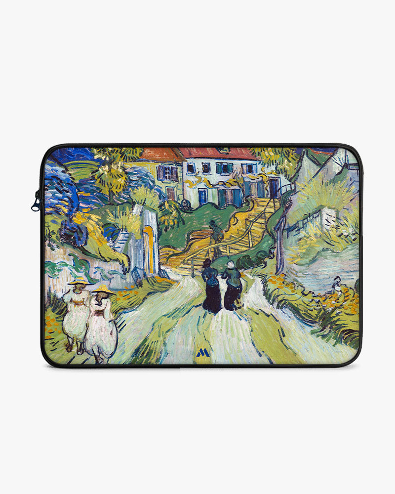 Stairway at Auvers [Van Gogh] MacBook / Laptop-Sleeve Mobile Case by CoverMeUp - Style 2