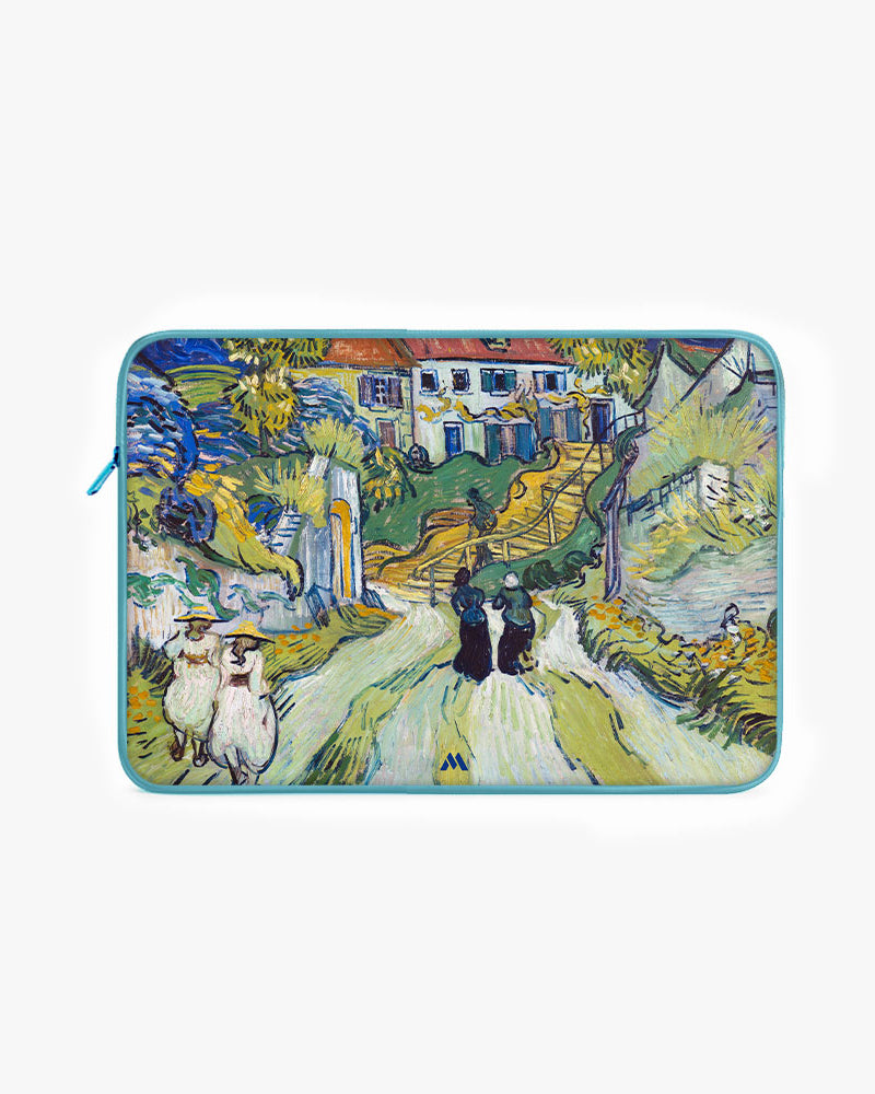 Stairway at Auvers [Van Gogh] MacBook / Laptop-Sleeve Mobile Case by CoverMeUp - Style 5