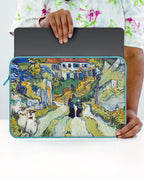 Stairway at Auvers [Van Gogh] MacBook / Laptop-Sleeve Mobile Case by CoverMeUp - Style 47