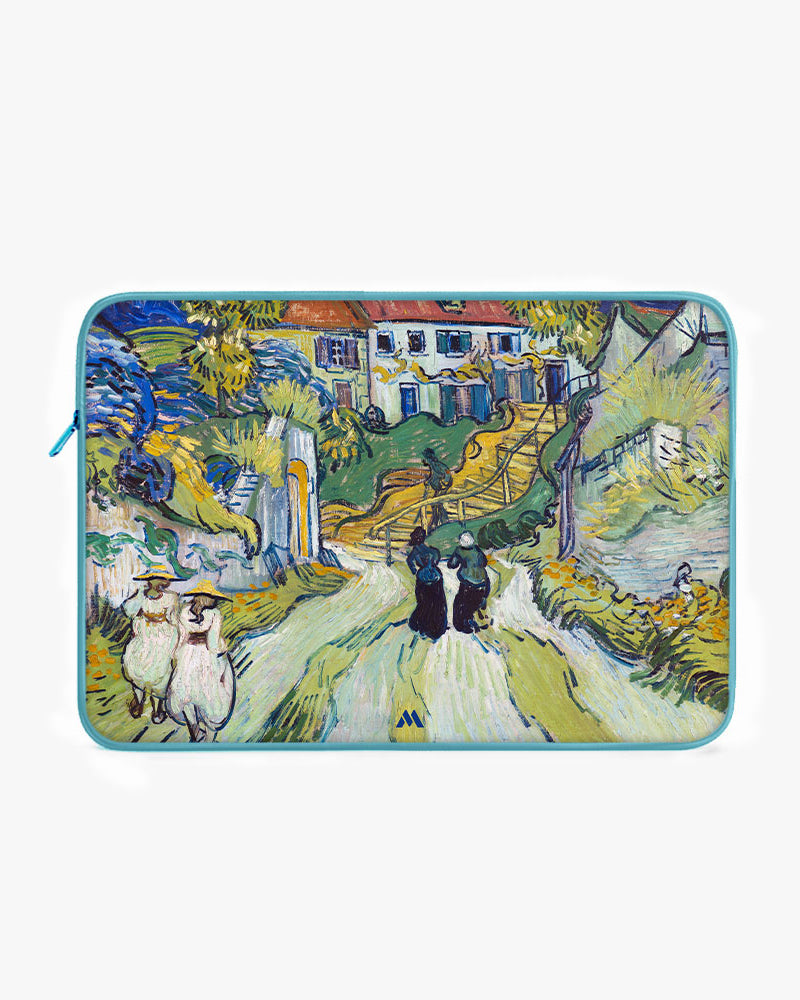 Stairway at Auvers [Van Gogh] MacBook / Laptop-Sleeve Mobile Case by CoverMeUp - Style 6