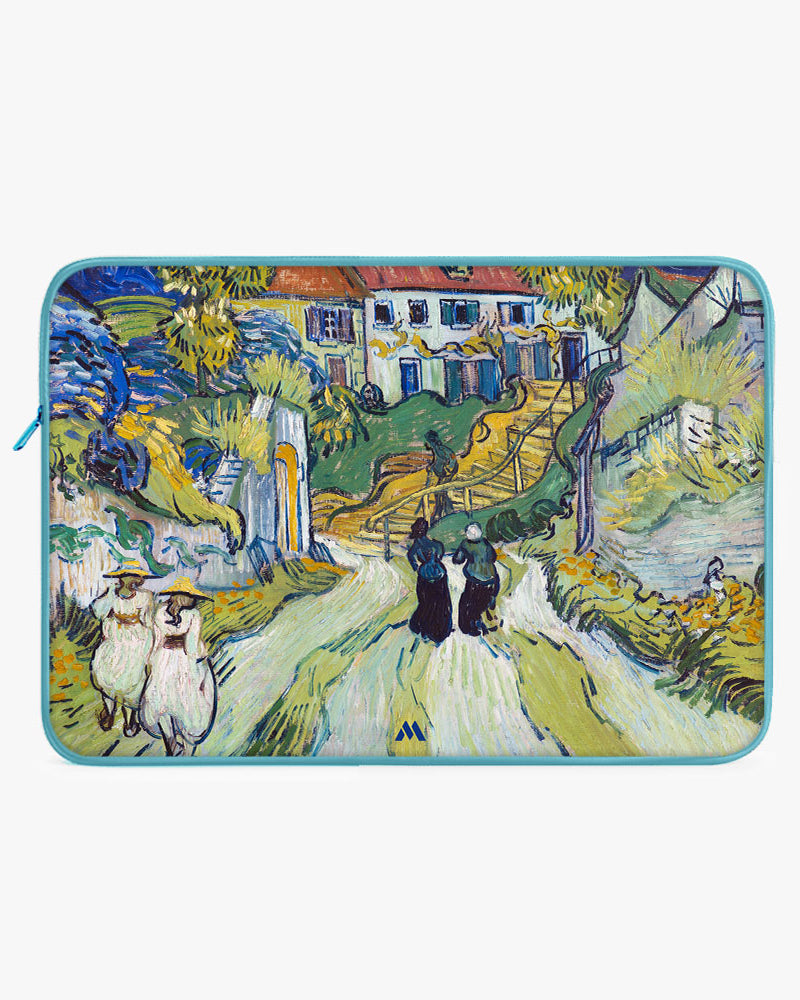 Stairway at Auvers [Van Gogh] MacBook / Laptop-Sleeve Mobile Case by CoverMeUp - Style 8
