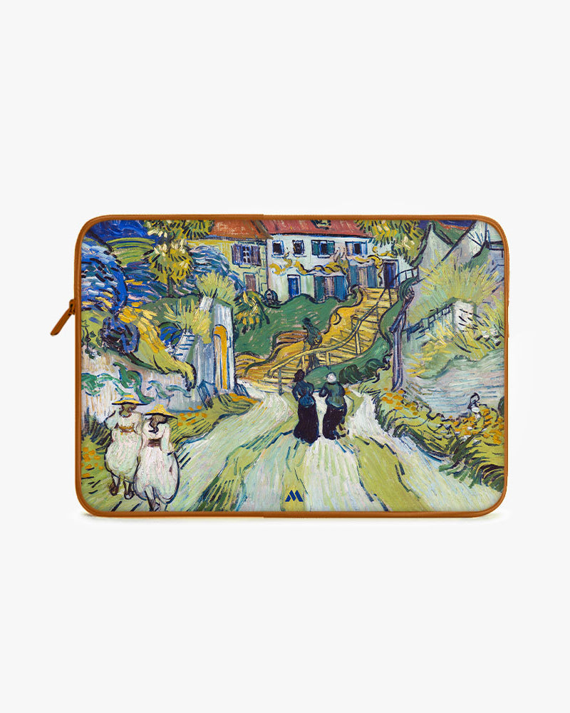 Stairway at Auvers [Van Gogh] MacBook / Laptop-Sleeve Mobile Case by CoverMeUp - Style 9