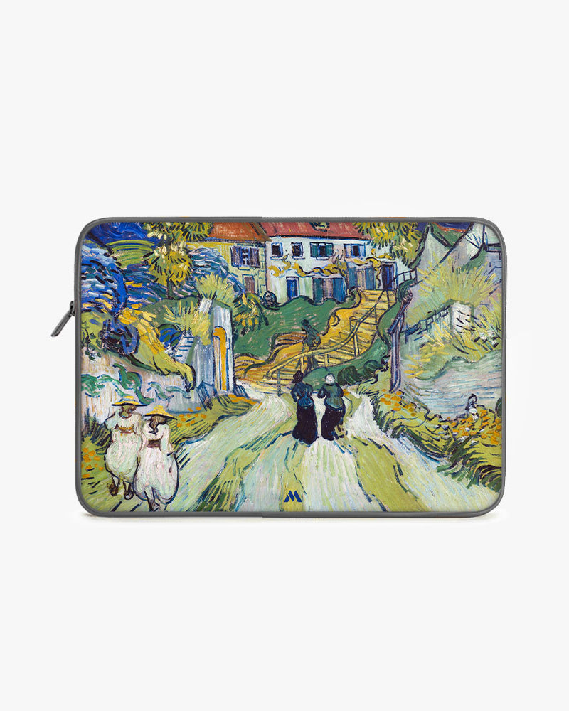 Stairway at Auvers [Van Gogh] MacBook / Laptop-Sleeve Mobile Case by CoverMeUp - Style 13