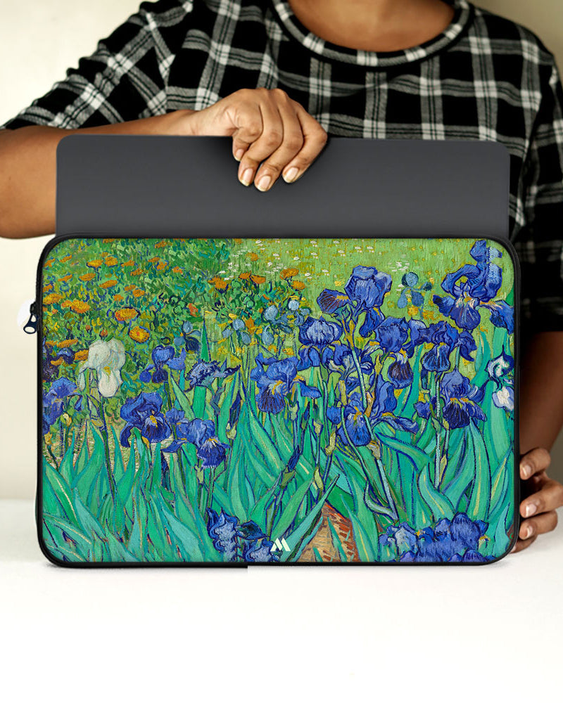 Irises [Van Gogh] MacBook / Laptop-Sleeve Mobile Case by CoverMeUp - Style 36