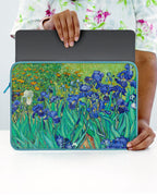 Irises [Van Gogh] MacBook / Laptop-Sleeve Mobile Case by CoverMeUp - Style 43