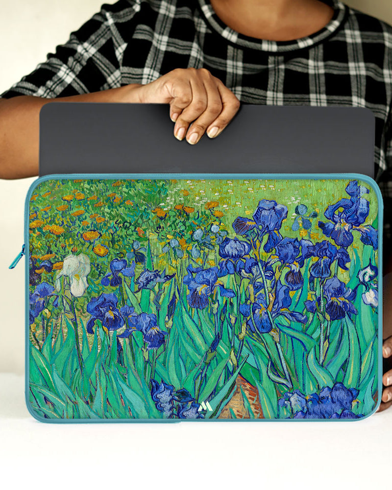 Irises [Van Gogh] MacBook / Laptop-Sleeve Mobile Case by CoverMeUp - Style 50