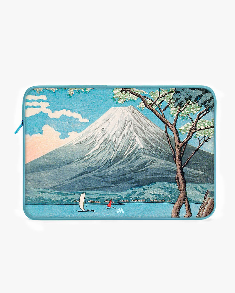 Mount Fuji from Lake Yamanaka [Hiroaki Takahashi] MacBook / Laptop-Sleeve Mobile Case by CoverMeUp - Style 2