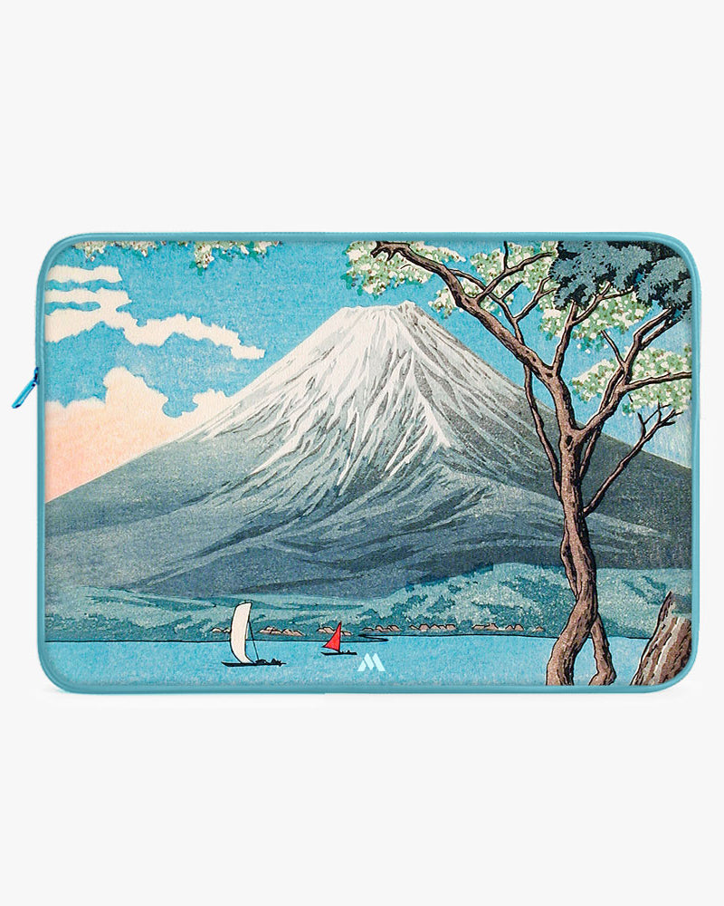 Mount Fuji from Lake Yamanaka [Hiroaki Takahashi] MacBook / Laptop-Sleeve Mobile Case by CoverMeUp - Style 4
