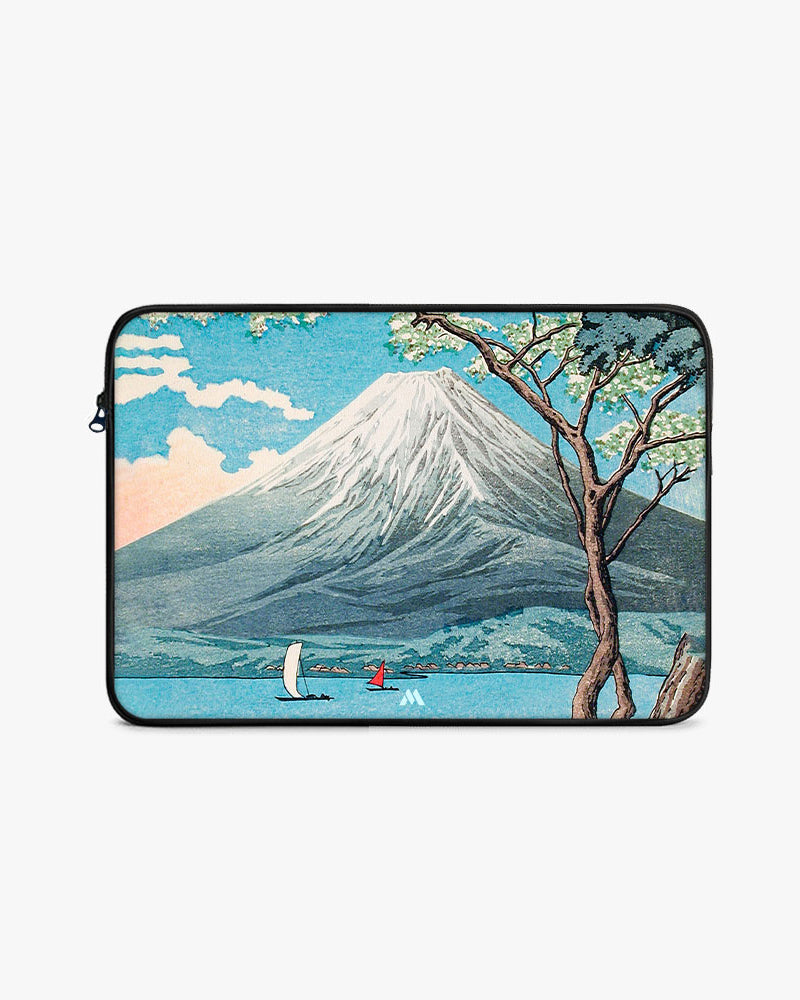 Mount Fuji from Lake Yamanaka [Hiroaki Takahashi] MacBook / Laptop-Sleeve Mobile Case by CoverMeUp - Style 5