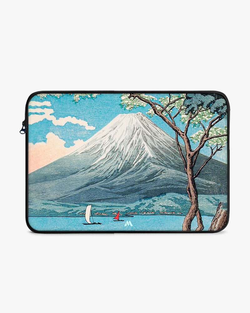 Mount Fuji from Lake Yamanaka [Hiroaki Takahashi] MacBook / Laptop-Sleeve Mobile Case by CoverMeUp - Style 6