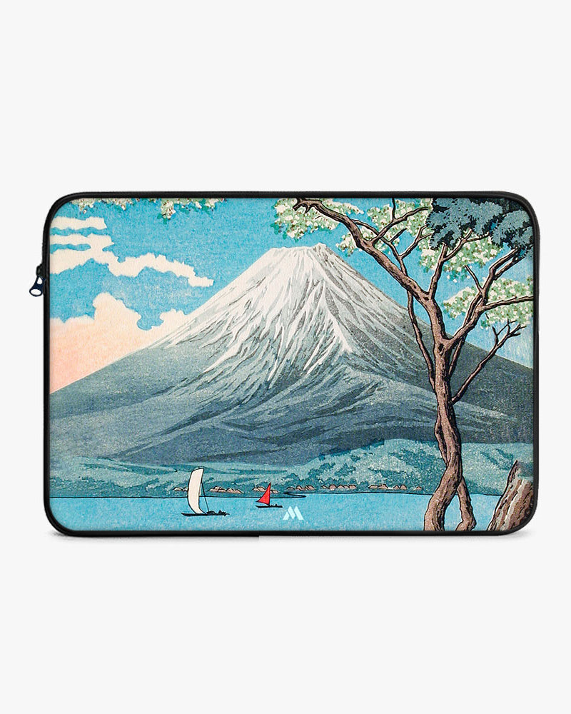 Mount Fuji from Lake Yamanaka [Hiroaki Takahashi] MacBook / Laptop-Sleeve Mobile Case by CoverMeUp - Style 7