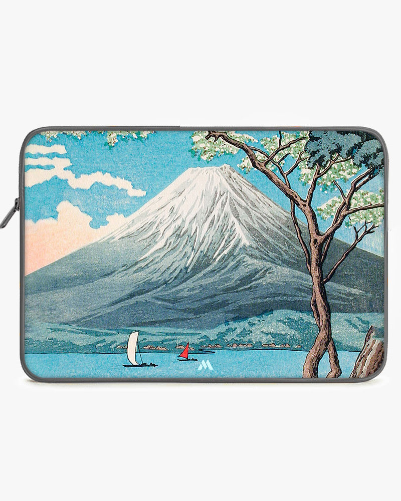 Mount Fuji from Lake Yamanaka [Hiroaki Takahashi] MacBook / Laptop-Sleeve Mobile Case by CoverMeUp - Style 12