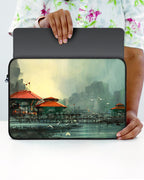 Coastal Village Heaven MacBook / Laptop-Sleeve Mobile Case by CoverMeUp - Style 19