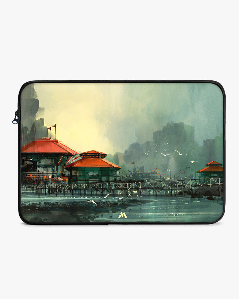 Coastal Village Heaven MacBook / Laptop-Sleeve Mobile Case by CoverMeUp - Style 3