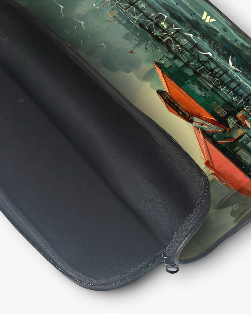 Coastal Village Heaven MacBook / Laptop-Sleeve Mobile Case by CoverMeUp - Style 39