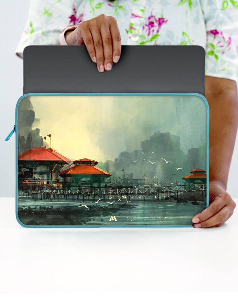Coastal Village Heaven MacBook / Laptop-Sleeve Mobile Case by CoverMeUp - Style 47