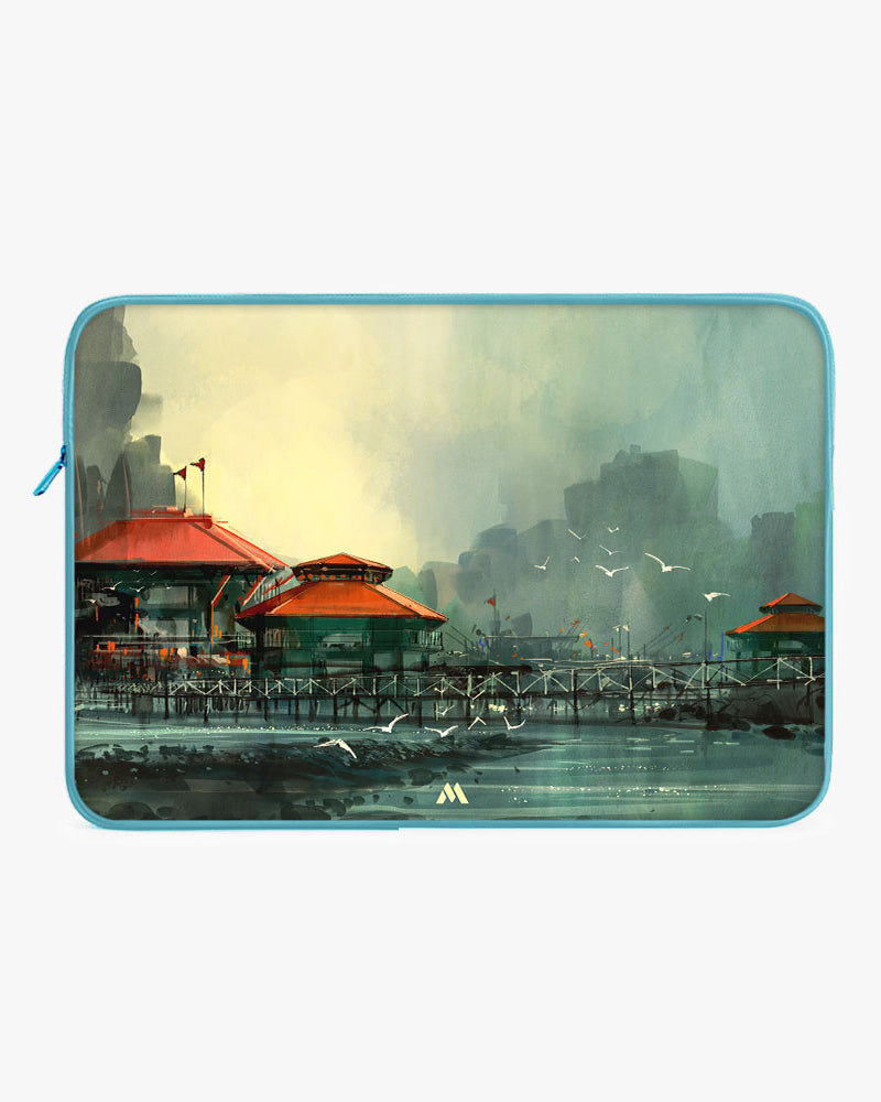 Coastal Village Heaven MacBook / Laptop-Sleeve Mobile Case by CoverMeUp - Style 58