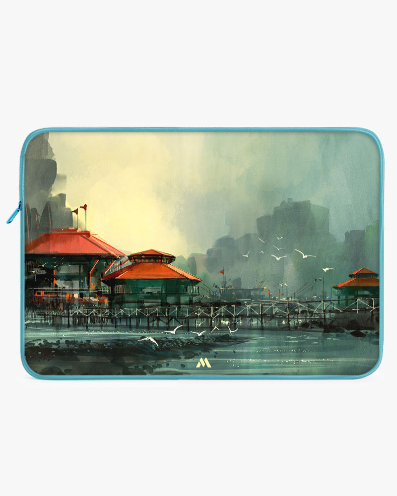 Coastal Village Heaven MacBook / Laptop-Sleeve Mobile Case by CoverMeUp - Style 65