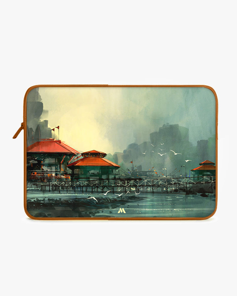 Coastal Village Heaven MacBook / Laptop-Sleeve Mobile Case by CoverMeUp - Style 10