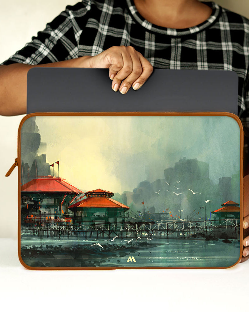 Coastal Village Heaven MacBook / Laptop-Sleeve Mobile Case by CoverMeUp - Style 89