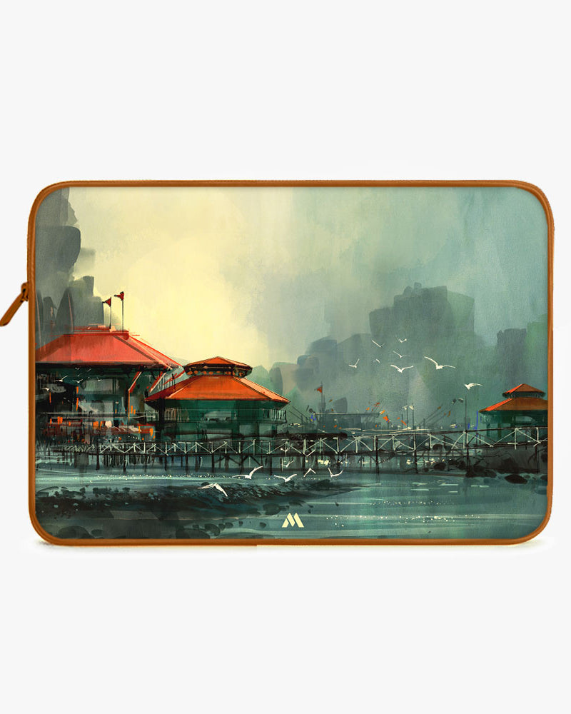Coastal Village Heaven MacBook / Laptop-Sleeve Mobile Case by CoverMeUp - Style 93