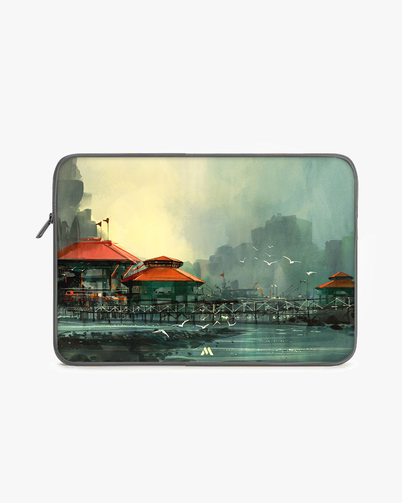 Coastal Village Heaven MacBook / Laptop-Sleeve Mobile Case by CoverMeUp - Style 13