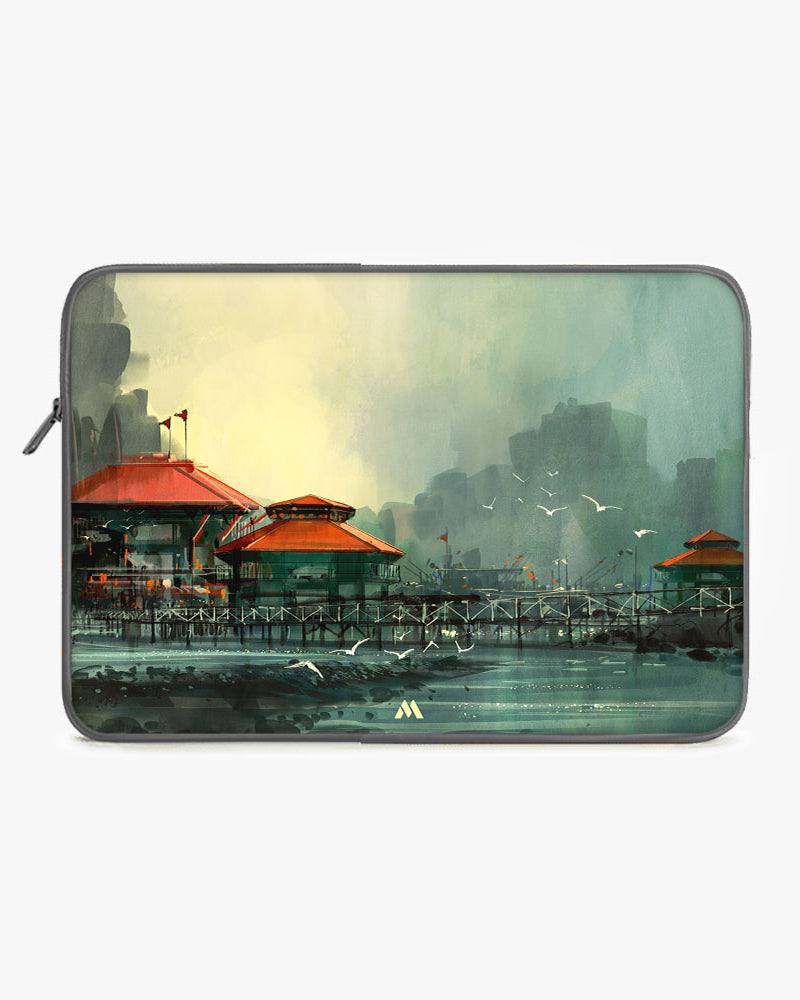 Coastal Village Heaven MacBook / Laptop-Sleeve Mobile Case by CoverMeUp - Style 114
