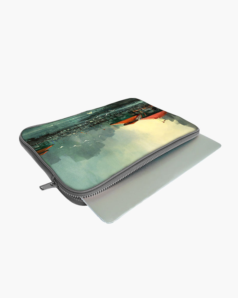 Coastal Village Heaven MacBook / Laptop-Sleeve Mobile Case by CoverMeUp - Style 115