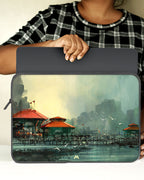 Coastal Village Heaven MacBook / Laptop-Sleeve Mobile Case by CoverMeUp - Style 117