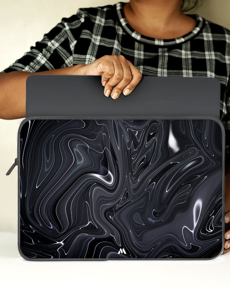 Charcoal Chaos MacBook / Laptop-Sleeve Mobile Case by CoverMeUp - Style 25