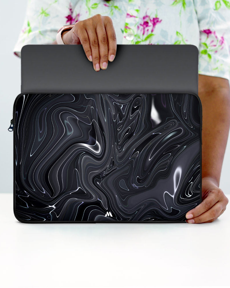 Charcoal Chaos MacBook / Laptop-Sleeve Mobile Case by CoverMeUp - Style 39