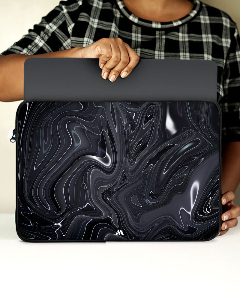 Charcoal Chaos MacBook / Laptop-Sleeve Mobile Case by CoverMeUp - Style 46