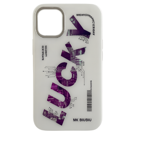 LUCKY Hard TPU iPhone 11 Phone Case – MK BIUBIU Tech Circuit Design