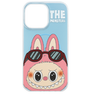 Protective Apple iPhone Back Cover - Labubu Blue iPhone Case – Sunglasses Monster | TPU+PC Protective Cover