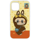 Protective Apple iPhone Back Cover - Labubu Yellow Cartoon iPhone Case – TPU+PC | Shockproof Cover with Raised Lip