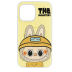 Protective Apple iPhone Back Cover - Labubu Yellow Helmet iPhone Case – The Monsters Series | TPU+PC