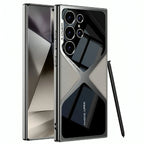 Leather Electroplated Phone Case - Samsung S23 Ultra Mobile Case by CoverMeUp - Style 5