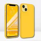 Protective Apple iPhone Back Cover - Liquid Silicone Soft Slim Protective Case iPhone 13/14 Series - Style 13