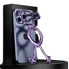 Protective Apple iPhone Back Cover - Hollow Frameless Magnetic Drop Case for iPhone