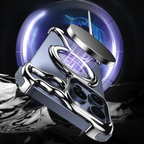 Protective Apple iPhone Back Cover - Hollow Frameless Magnetic Drop Case for iPhone - Style 7