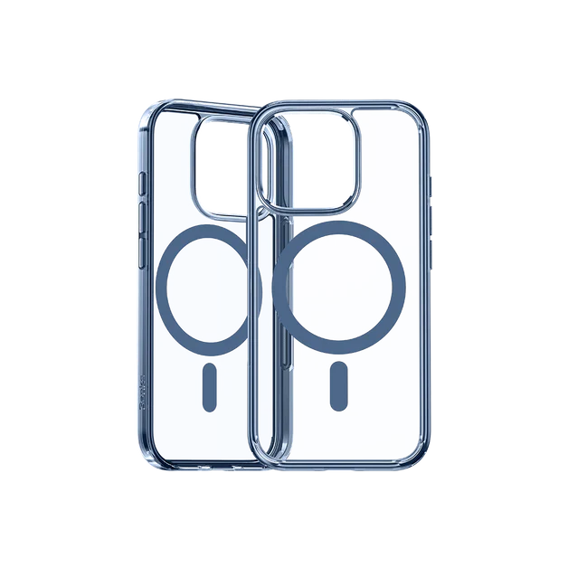 Protective Apple iPhone Back Cover - BENKS Lucent Pro Series Phone Case for iPhone 16 Pro (Blue) - Style 3