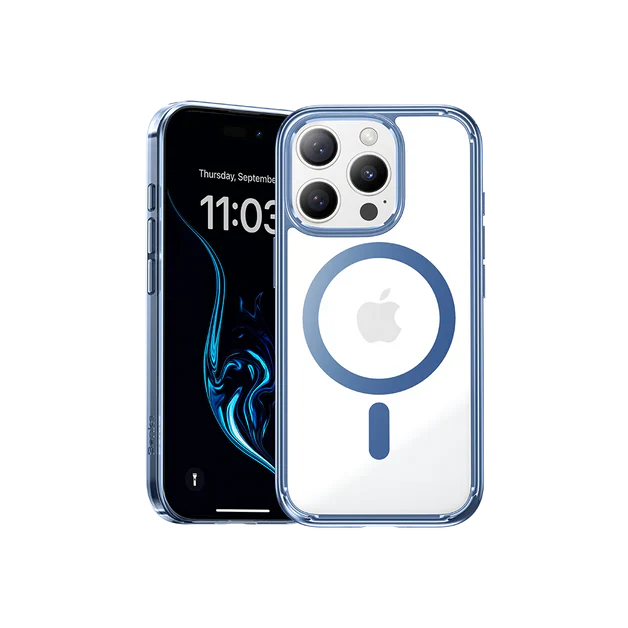 Protective Apple iPhone Back Cover - BENKS Lucent Pro Series Phone Case for iPhone 16 Pro (Blue)