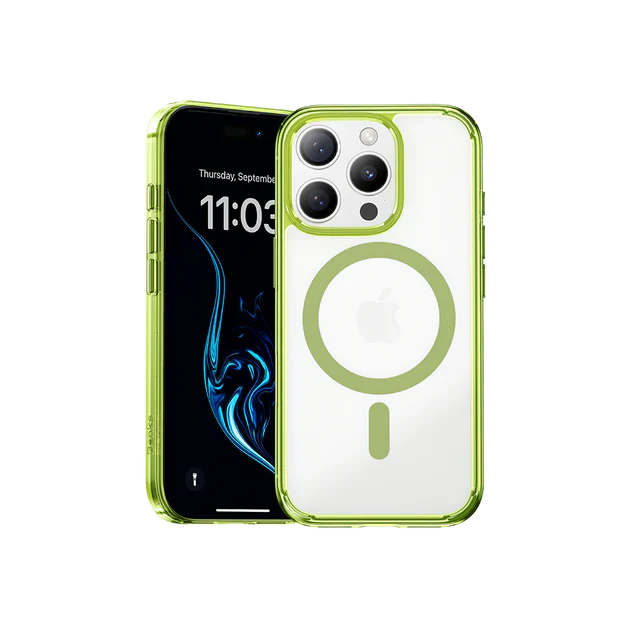 Protective Apple iPhone Back Cover - BENKS Lucent Pro Series Phone Case for iPhone 16 Pro (Green)