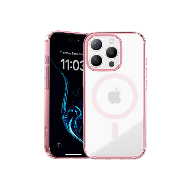 BENKS Lucent Pro Series  Phone Case for iPhone 16 Pro (Pink)