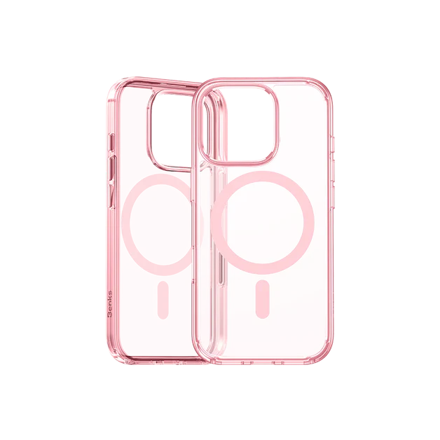 BENKS Lucent Pro Series  Phone Case for iPhone 16 Pro (Pink)