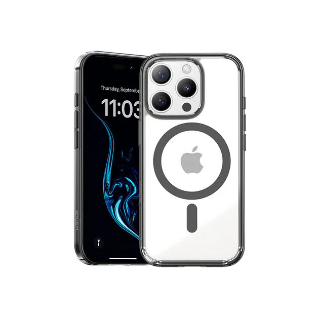 Protective Apple iPhone Back Cover - BENKS Lucent Pro Series Phone Case for iPhone 16 Pro (Grey)